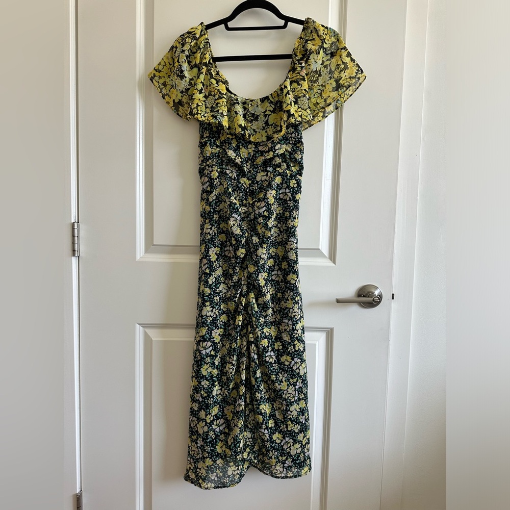 Zara floral maxi dress